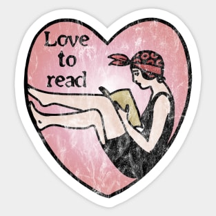 Love to Read Sticker